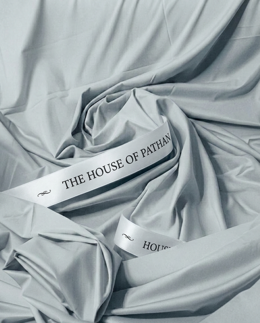 Premium Boski Unstitched Fabric for Men – Pale Lavender-Grey | The House of Pathan